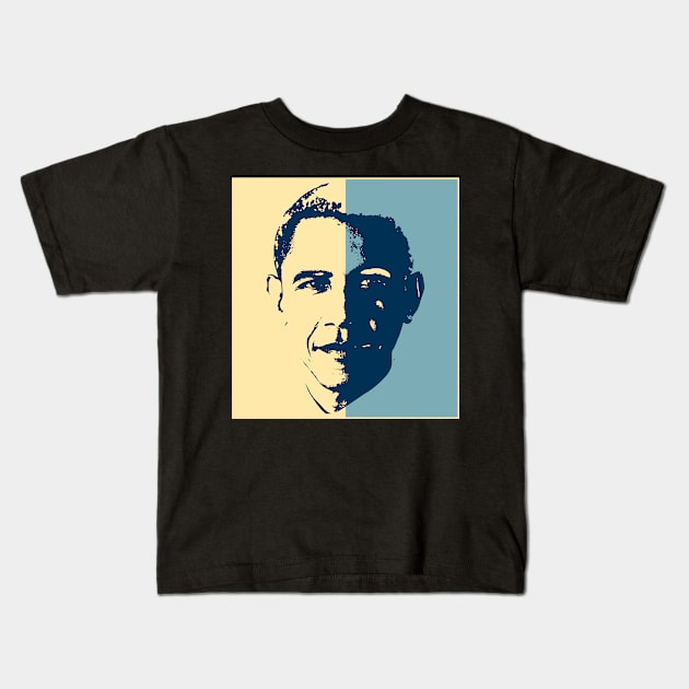 Obama Presidents Kids T-Shirt by remixer2020